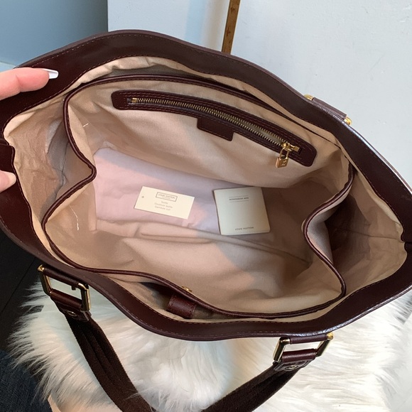 2003 authentic Louis Vuitton Lucille GM maroon and brown / tan shoulder bag - Picture 13 of 17